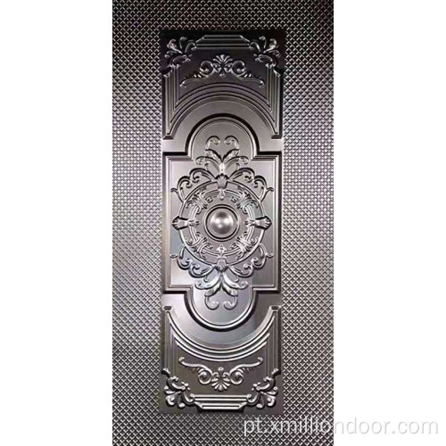 Pele de porta de metal com design de luxo